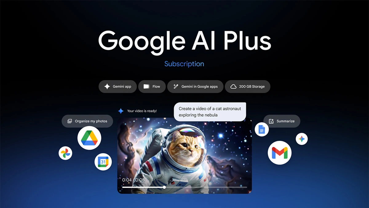Google obniża cenę subkrypcji AI Plus i dodaje gigabajty