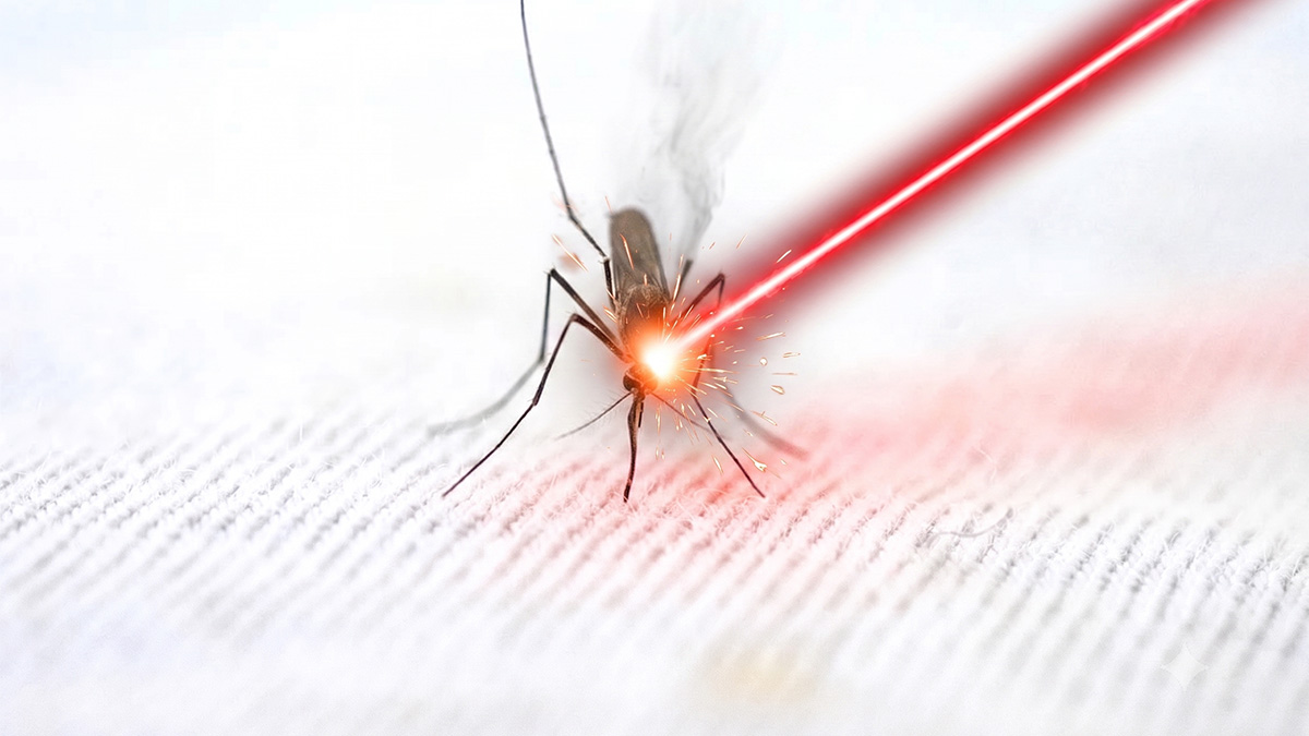Miał dość komarów. Zbudował laser, który je wyeliminował