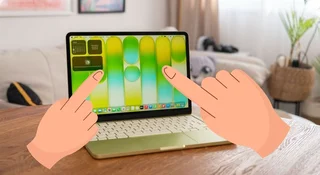 MacBook dotykowy ekran