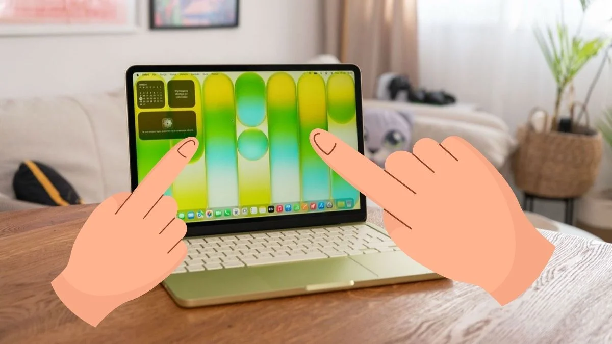 MacBook dotykowy ekran