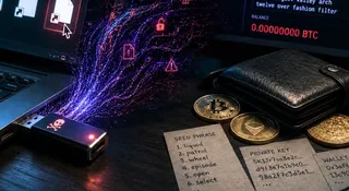 Pendrive z niespodzianką. Crypto Clipper czyści portfele