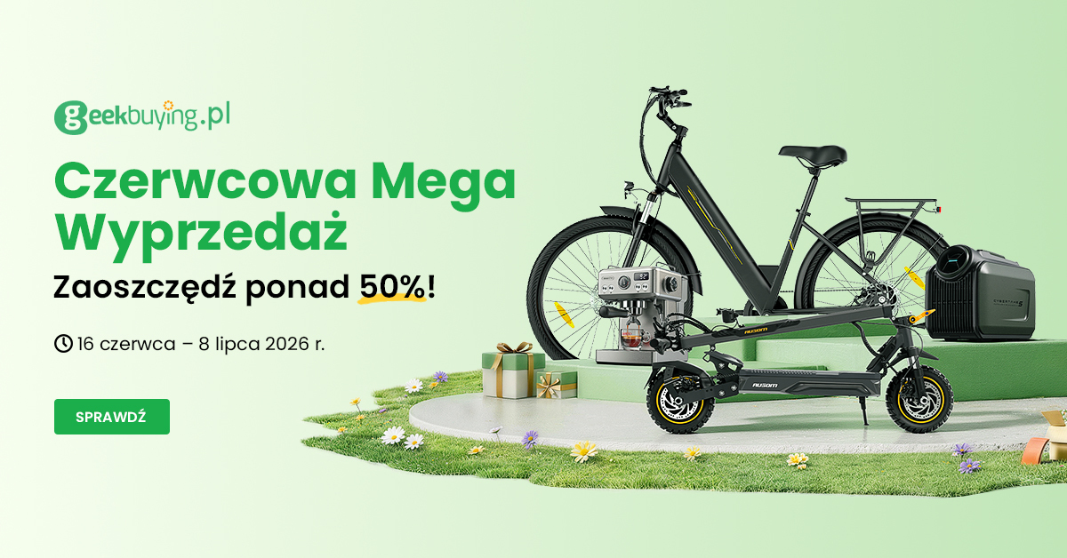 Mega wyprzedaż w Geekbuying. Klimatyzatory hulajnogi i coś specjalnego