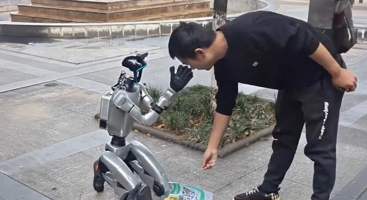 Image for Robot-żebrak wyszedł na ulice. "Nie mam pieniędzy na naładowanie"