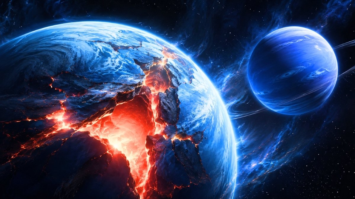 Na zewnątrz błękit, w środku magma. Uran i Neptun zaskakują
