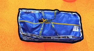 Uważaj na problemy. Torba IKEA to mój duży bagaż