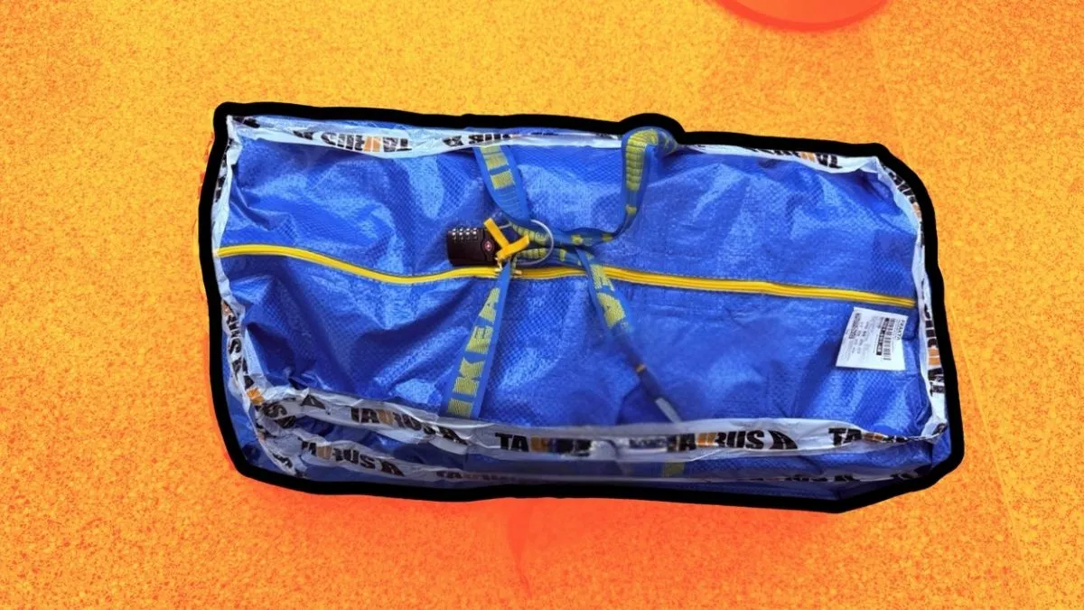 Uważaj na problemy. Torba IKEA to mój duży bagaż