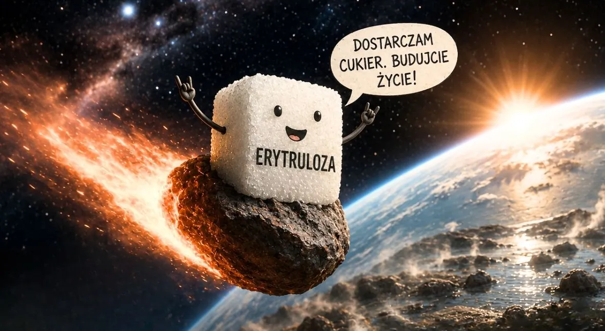 Image for Na Ziemię mogło spaść 50 mln ton cukru. Tak kosmos szykował życie