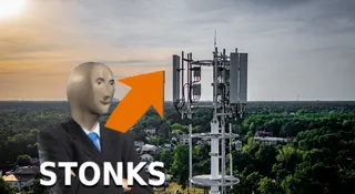 5G nadajnik sieci komórkowej