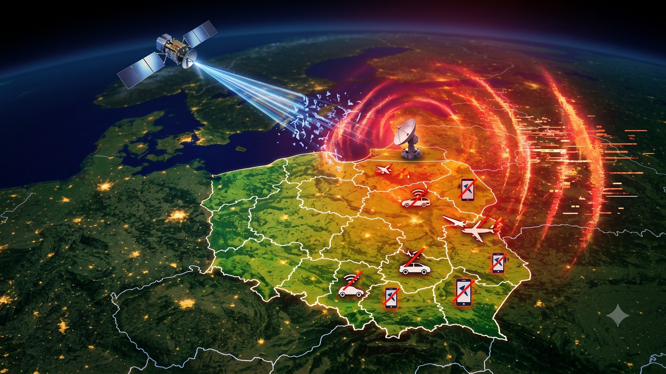 Nowa fala ataków na sygnał GPS w Polsce. Nie ufajcie nawigacji