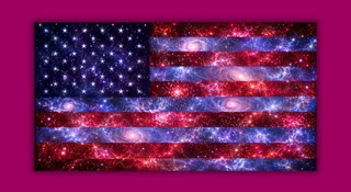 Kosmos w czerwieni, bieli i błękicie. NASA świętuje 250-lecie USA