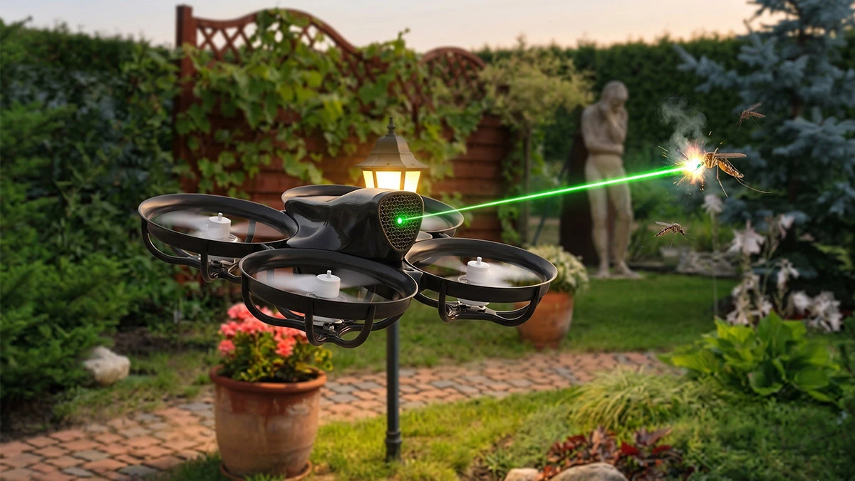 Mały dron poluje na komary i je likwiduje. Chcę taki natychmiast