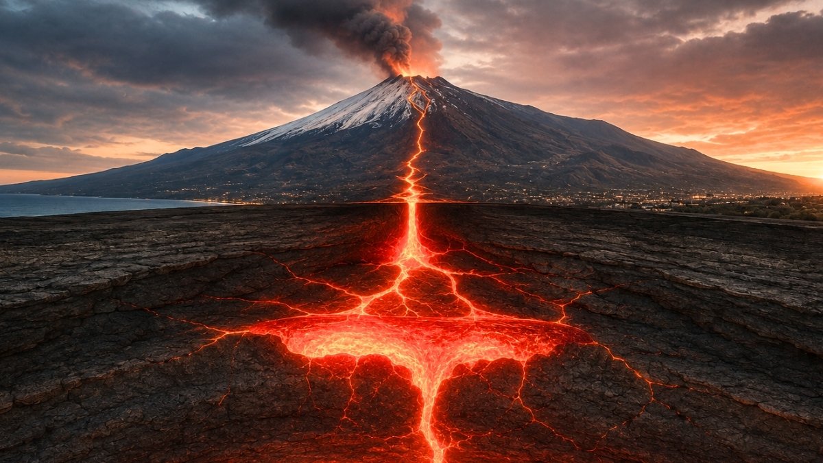 Pod Sycylią działa „przeciekająca rura”. Tak powstała Etna?