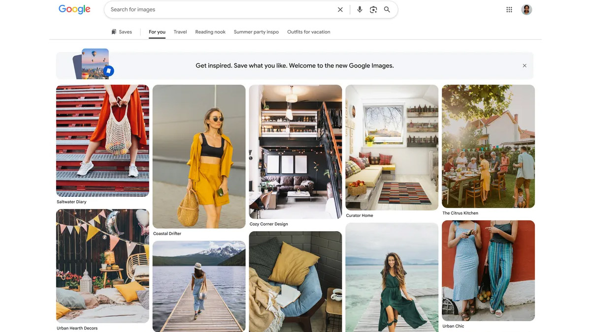 Google wywrócił do góry nogami wyszukiwarkę obrazów. Halo, Pinterest?