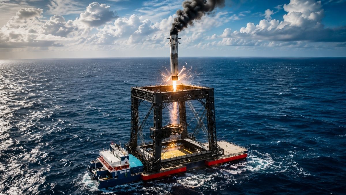 Rakieta wpadła w sieć. SpaceX ma w końcu godnego rywala