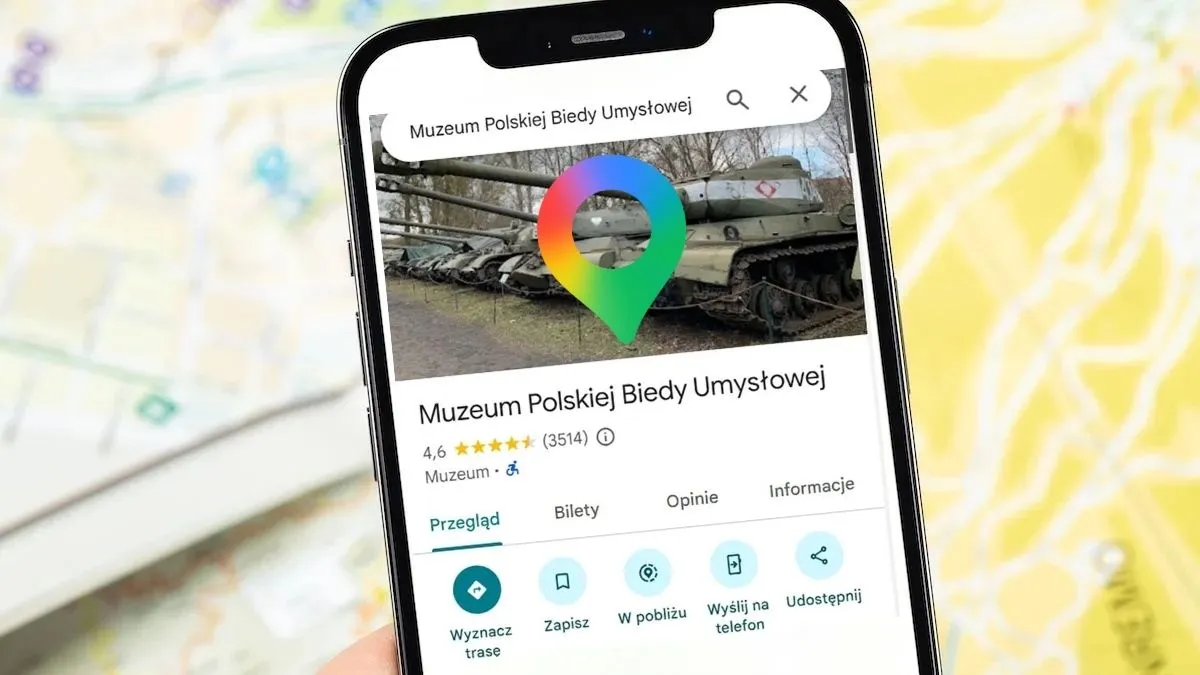 Żart w Mapach Google sfałszował dane o Warszawie — ministerstwo reaguje