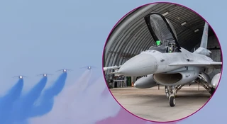 Polski F-16 przeciął niebo nad Paryżem. Nie trafił tam przypadkiem