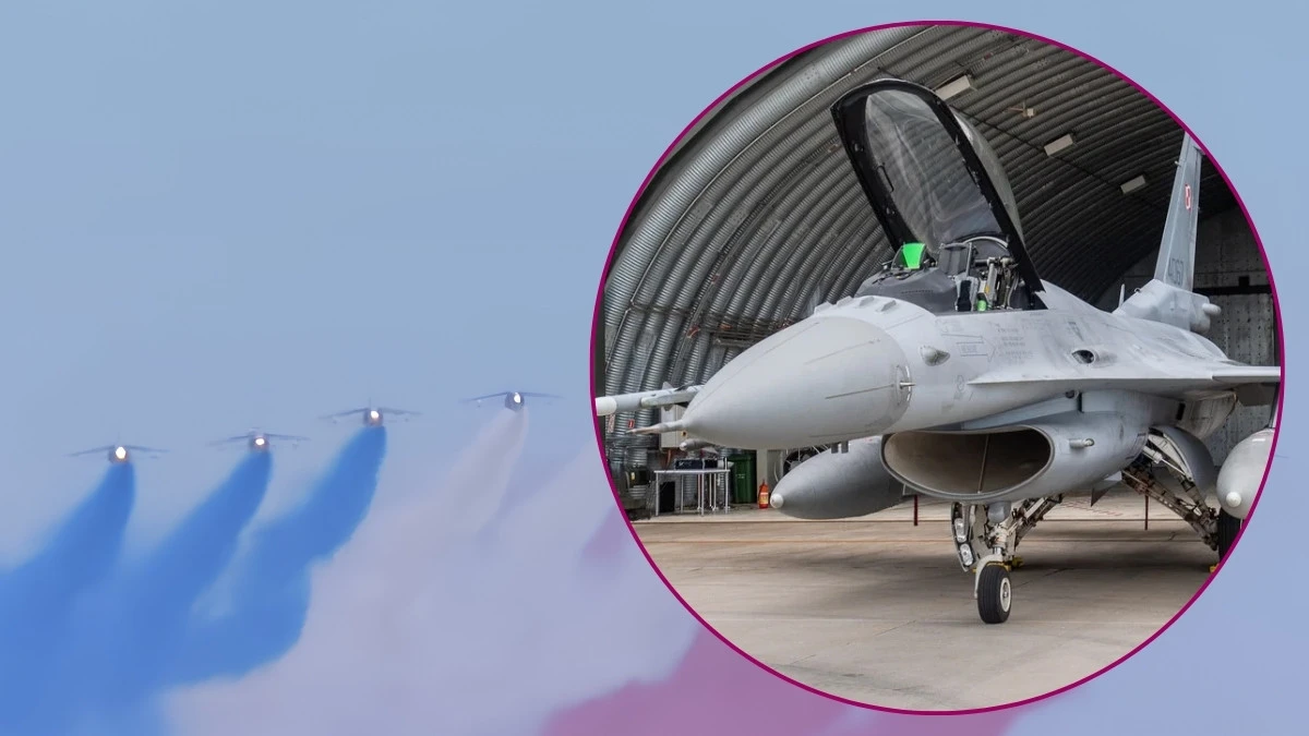 Polski F-16 przeciął niebo nad Paryżem. Nie trafił tam przypadkiem