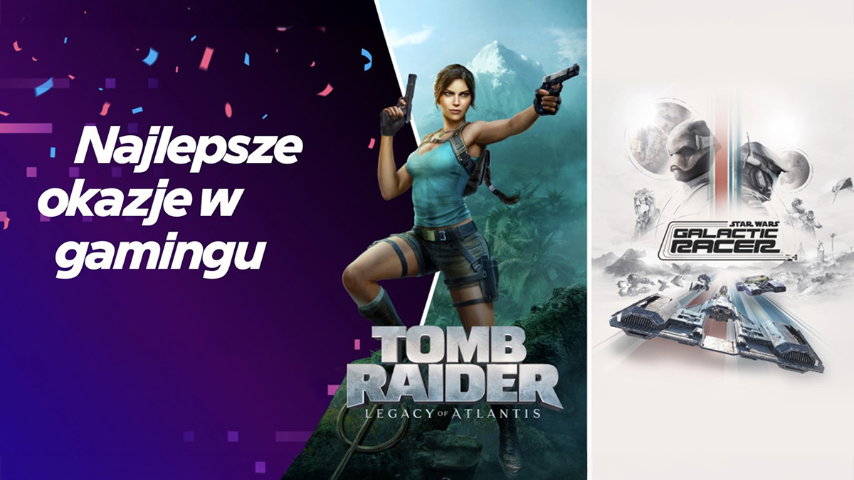 Nowy Tomb Raider i Star Wars Racer gratis do PC. Jak dobrze to rozegrasz, wchodzi rabat do 800 zł