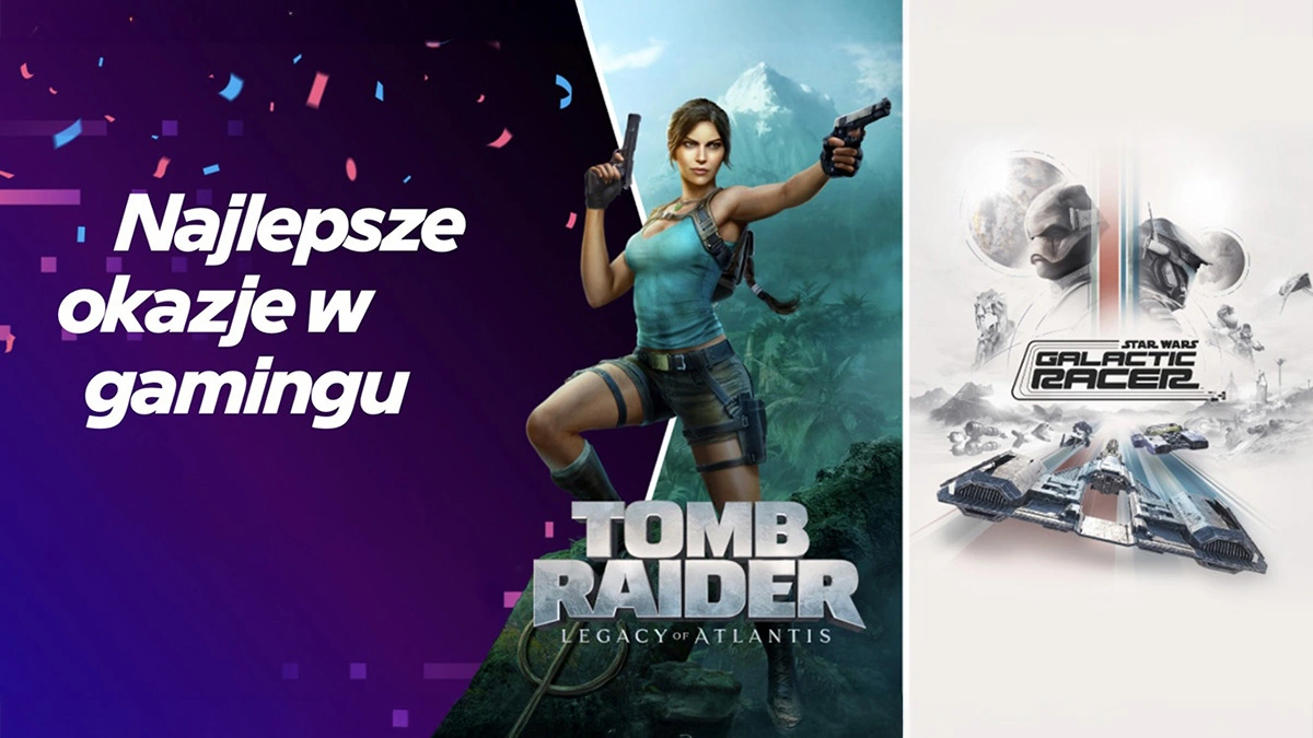 Nowy Tomb Raider i Star Wars Racer gratis do PC. Jak dobrze to rozegrasz, wchodzi rabat do 800 zł