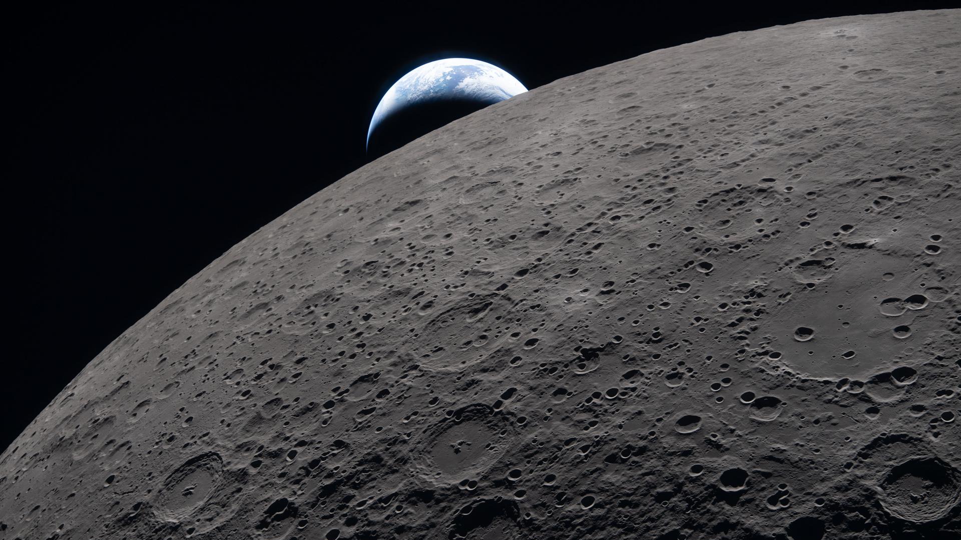 Księżyc po zderzeniu z rakietą SpaceX. Sonda pokazała pierwsze zdjęcia nowego krateru