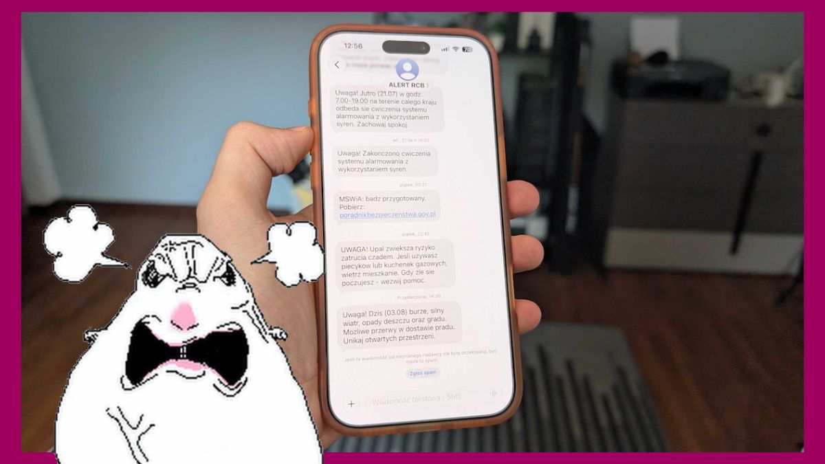 Alerty RCB to jakiś żart. SMS-y zapychają telefon, a jest coś lepszego