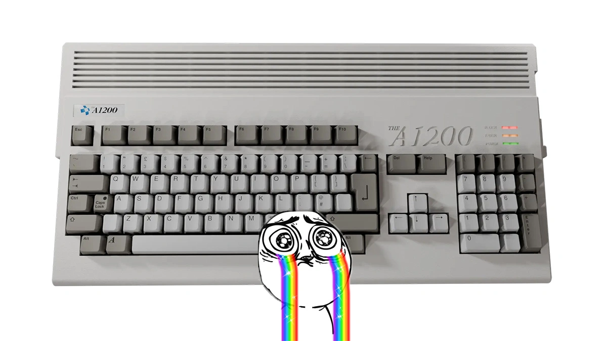 Amiga powrót komputer system gry