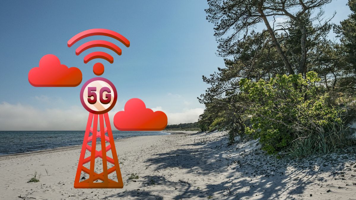 Nad polskim morzem internet w telefonie zasuwa. Cztery razy szybciej