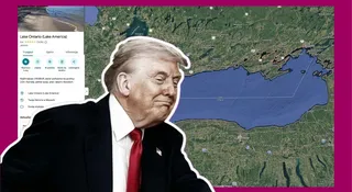 Donald Trump jezioro ameryka