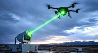 Drony będą ładowane w locie. Laser już napędził śmigło