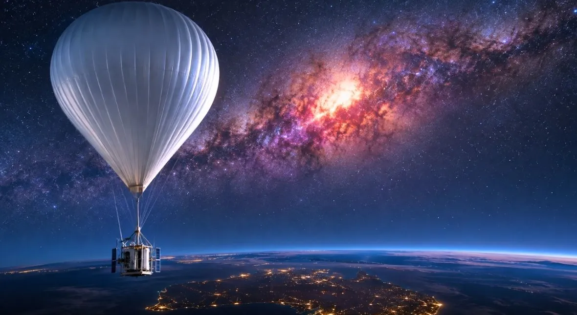 Image for Gigantyczny balon zajrzał w serce Drogi Mlecznej. Złapał tajemniczą poświatę