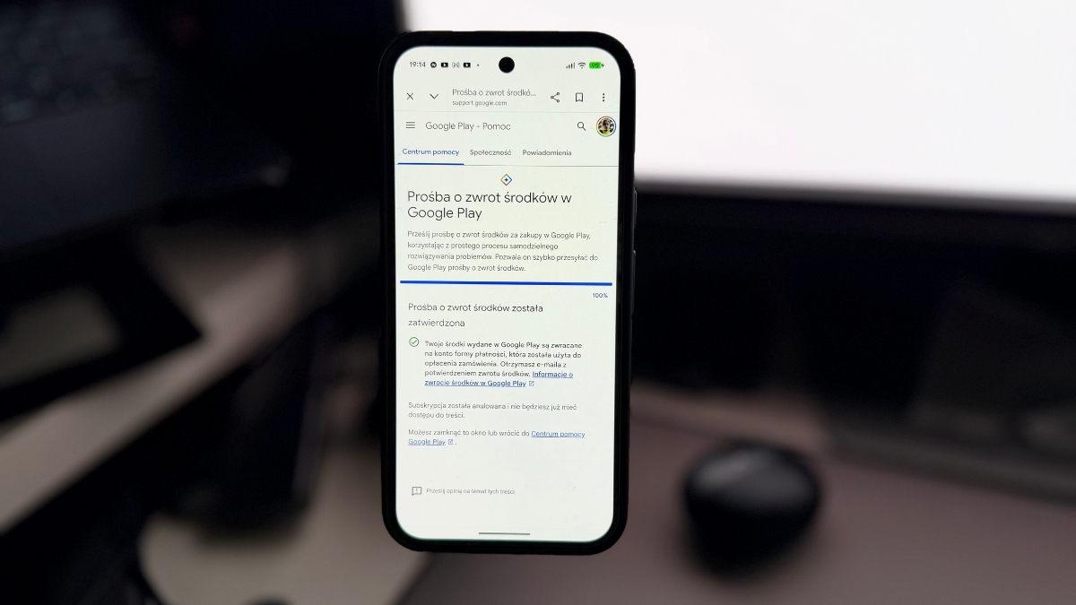 Zapomniałem wyłączyć subskrypcję w Google Play i zwrócili mi kasę. Jest prosty sposób