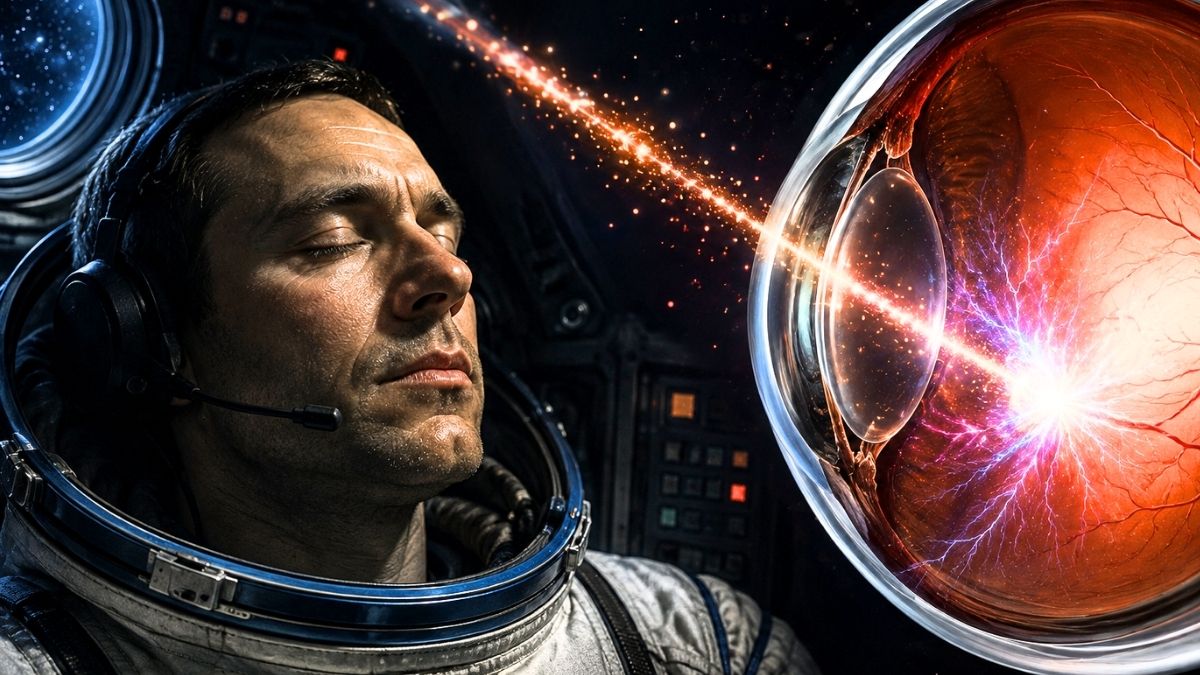 Astronauci widzą błyski po zamknięciu oczu. Wreszcie wiemy dlaczego