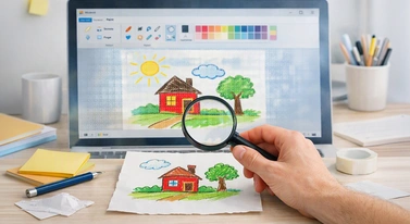 Malowałem obrazki w Paint. Okazało się, że każdy jest znaczony