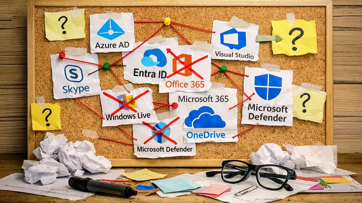 Microsoft zmienia nazwy