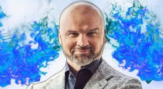 Rafał Brzoska w kajdankach fake Meta