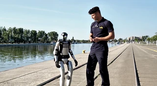 robot Warchocki Świnoujście port marynarka