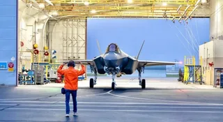 Nowy dom polskich F-35 rośnie. Pierwszy ważny obiekt gotowy