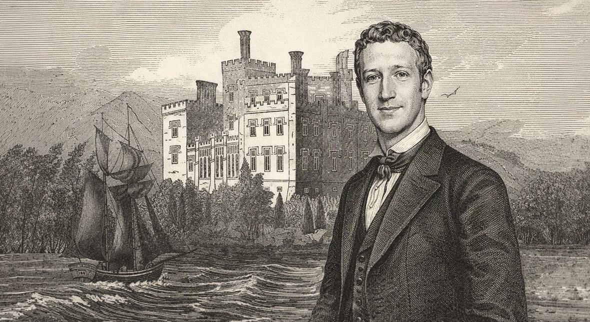 Image for Cesarz Zuckerberg kupuje gotycki zamek. Gilotyna sama otwiera się w kieszeni