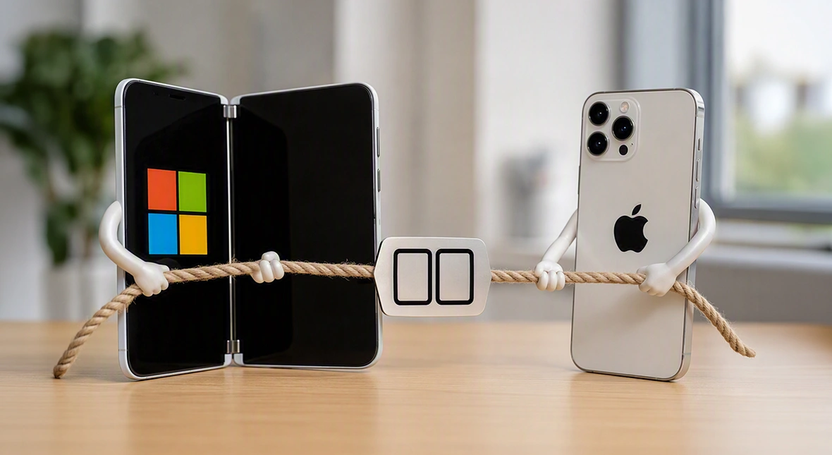 Image for Apple okradł Microsoft z Duo. Ale prawda jest jeszcze boleśniejsza