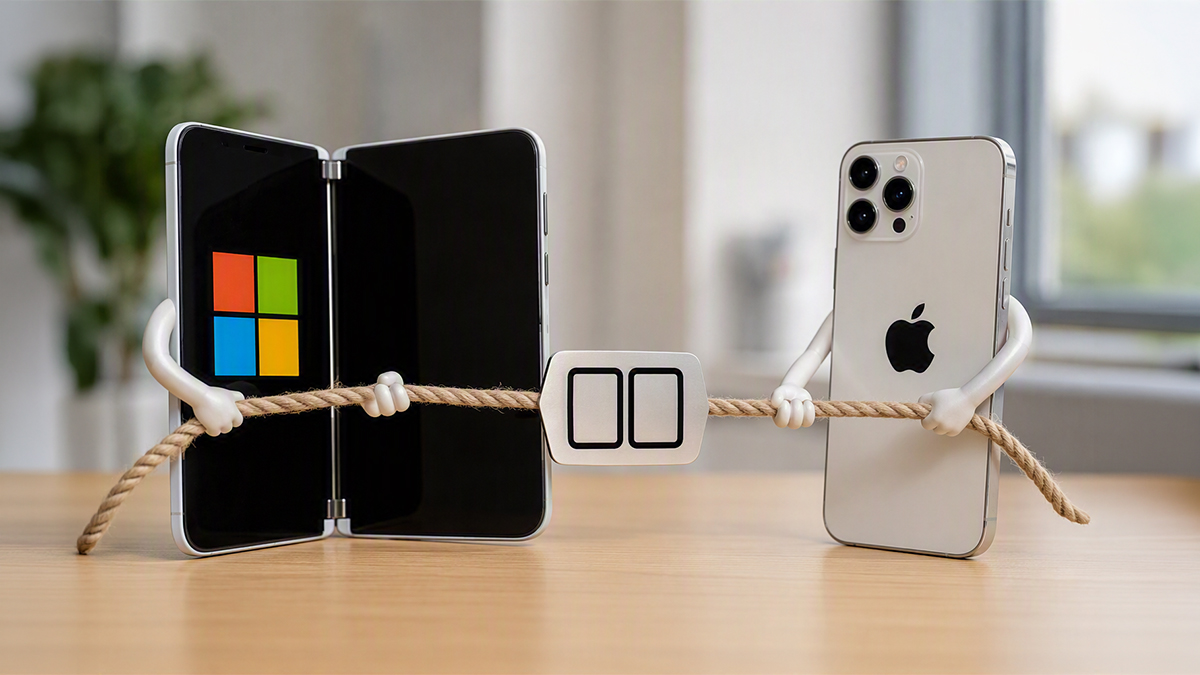 Apple okradł Microsoft z Duo. Ale prawda pozostało boleśniejsza