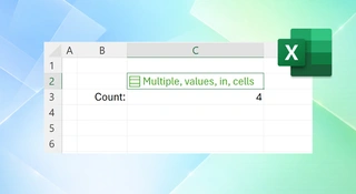 Jedna komórka wiele wartości Excel