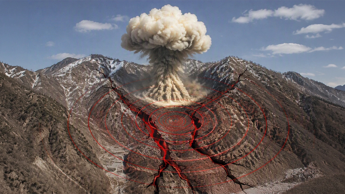 Korea Północna uskoki tektoniczne bomba atomowa