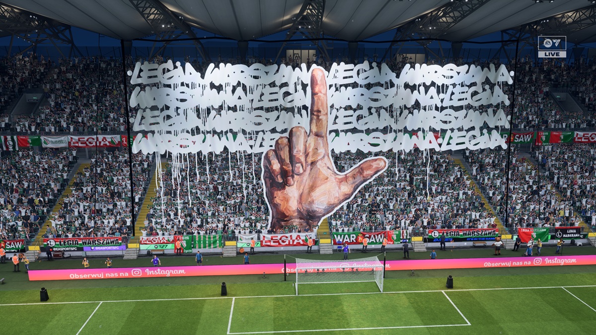 Zazdroszczę kibicom Legii Warszawa. Ich stadion w EA FC 27 wygląda jak w telewizji