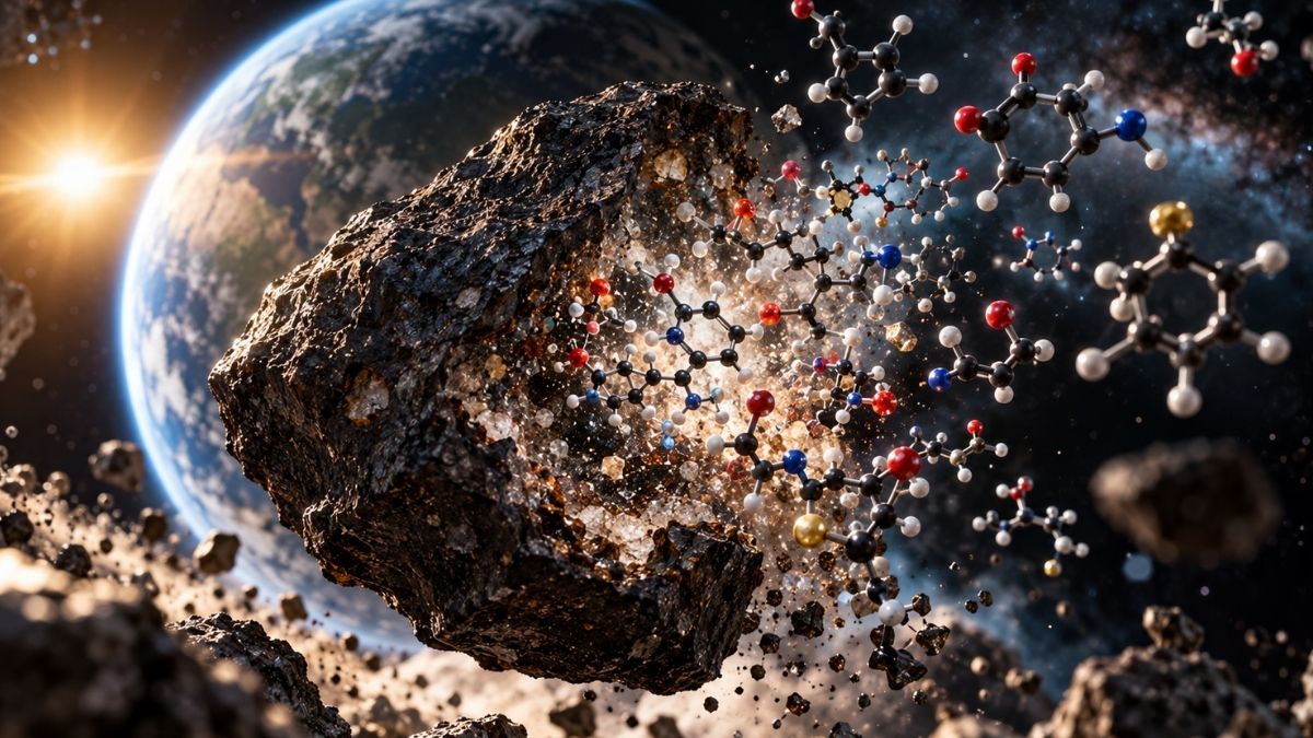 Skała starsza od Ziemi. W środku chemiczny chaos
