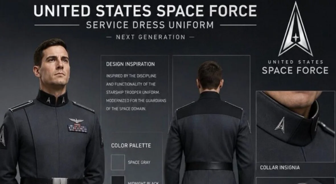 Image for Trump pokazał nowe mundury Sił Kosmicznych i się zaczęło. "Miks Star Wars i Star Treka"