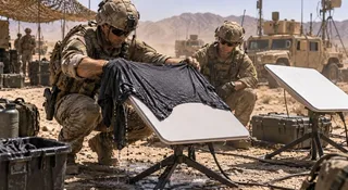 US Army chłodziła Starlinki mokrymi koszulkami