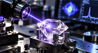 Laser precyzyjnie zmienia wnętrze diamentu