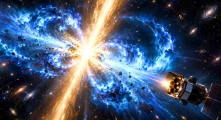 Einstein Probe zobaczył ukrytą część kosmicznego wybuchu