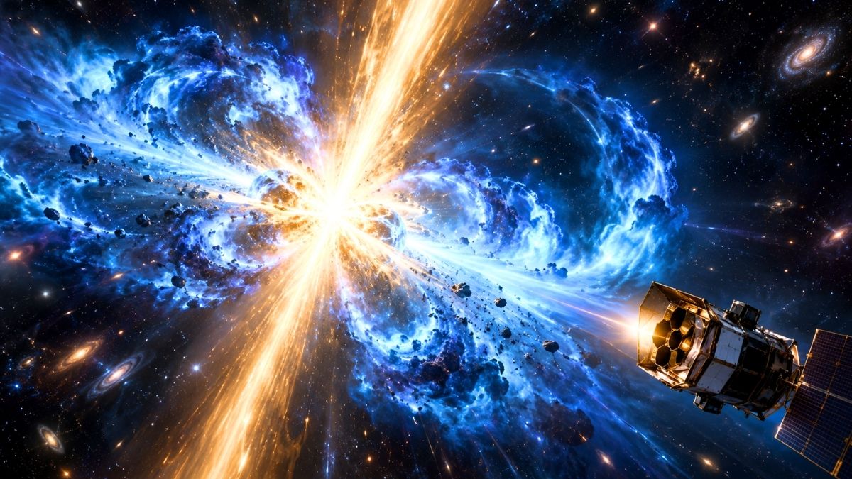 Błysk zgasł w ułamek sekundy. Teleskop odkrył drugie dno kosmicznej katastrofy