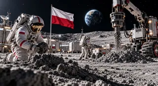 Polska firma zbada dla ESA opłacalność wydobycia na Księżycu